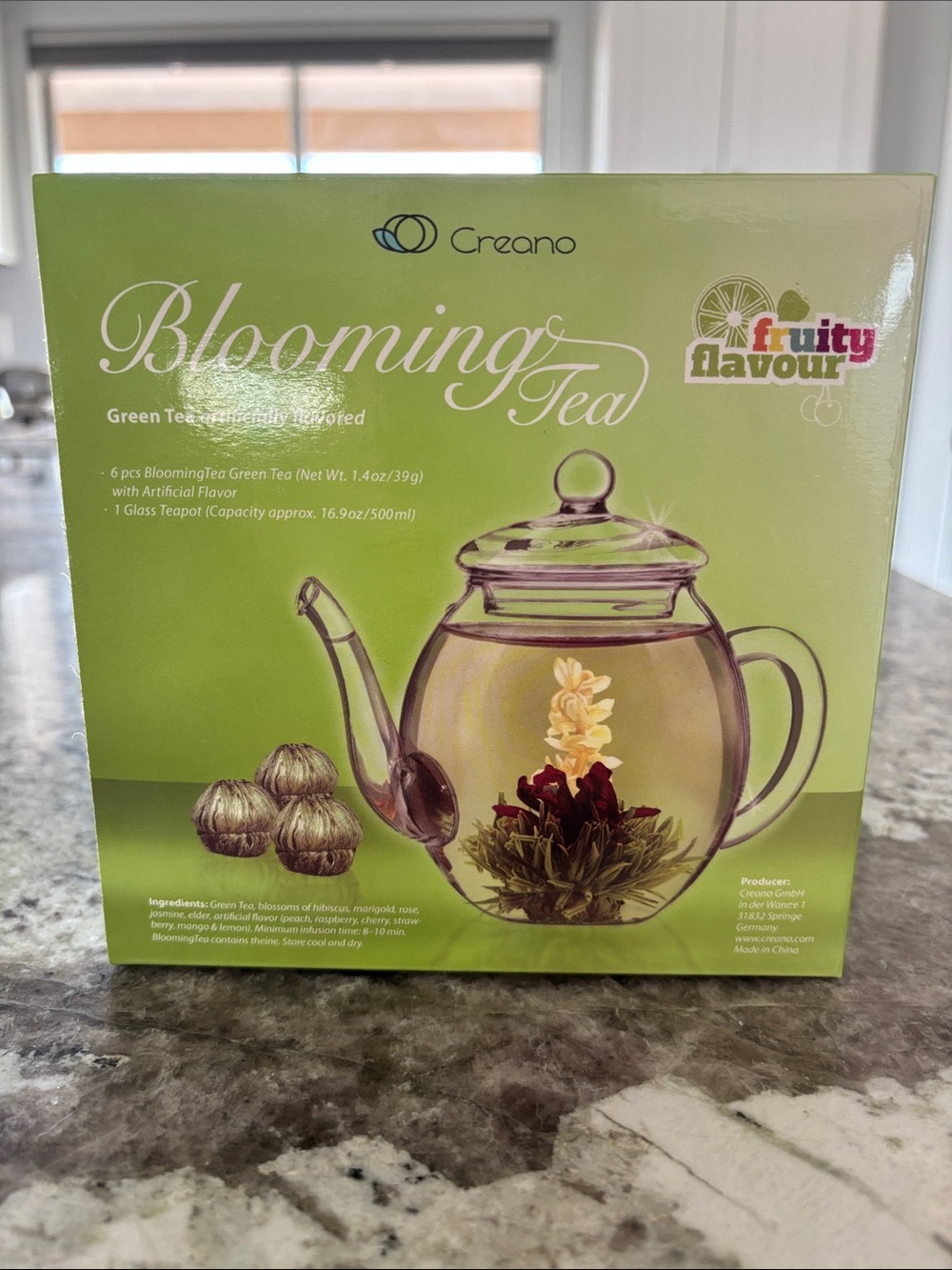 Blooming Tea Green Tea - Fruity Flavour (Green tea flowers)